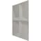 Ekena Millwork 19 5/8in. W x 19 5/8in. H Tellson EnduraWall Decorative 3D Wall Panel Covers 2.67 Sq. Ft. WP20X20TECCB - alternate 4